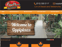 Tablet Screenshot of oppiplaas.co.za